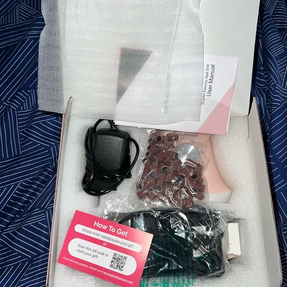 BRAND NEW melodysusie Drill set,LED UV LAMP,and nail accessories - Picture 2 of 12